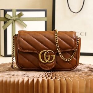 <AUTHENTIC>Gucci GG Marmont Mini Shoulder Bag